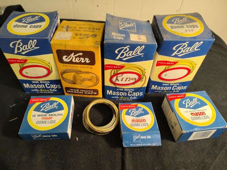 Wide mouth rims and lids for canning jars