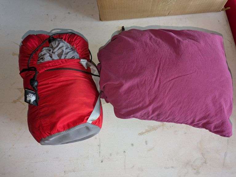 Two Travel Road Pillows in Bags