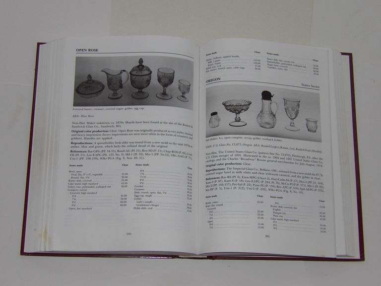 Early American Pattern Glass Reference Guide 1850-1910 (Large Hardcover Book)