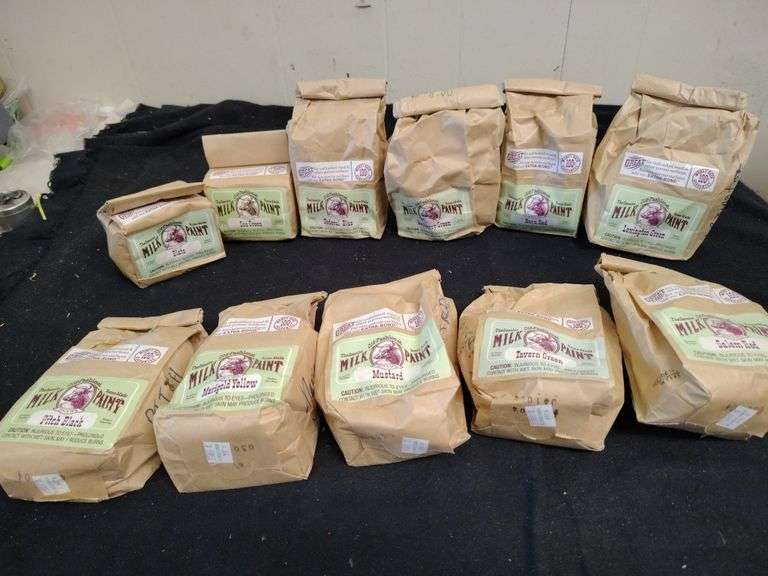 11 Bags of milk paint
