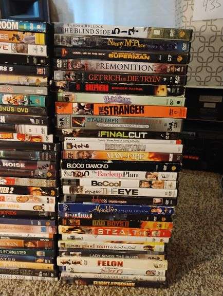 over 100 dvds