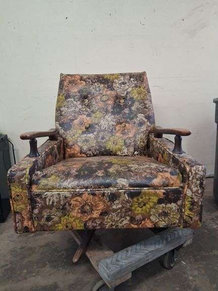 Vintage floral chair