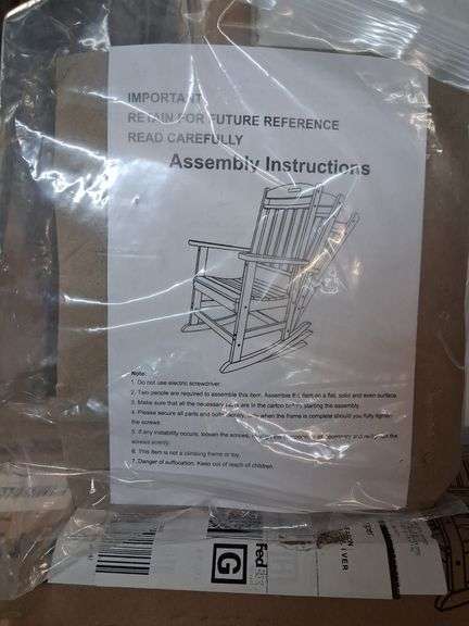 Nib HDPE Rocking chair