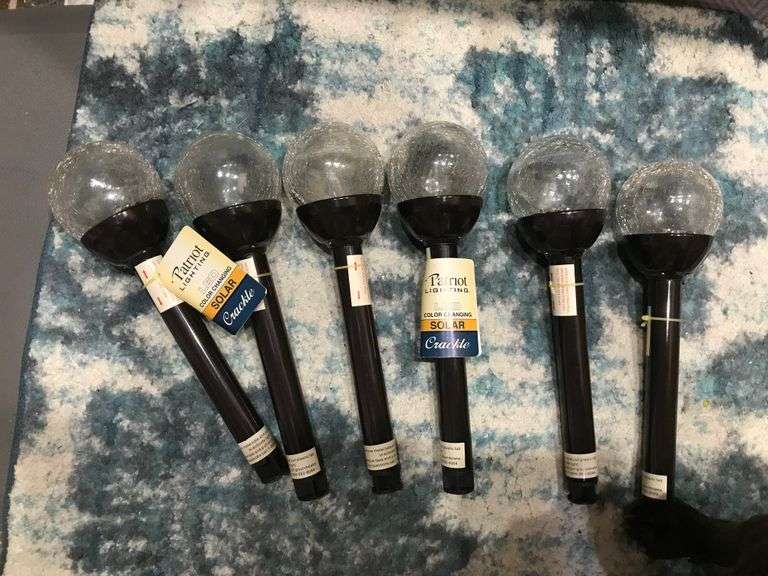 Patriot Solar Lights (6) New W/ tags