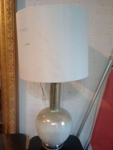 Glass lamp 28"