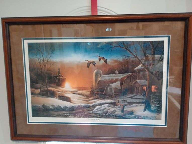 Terry Redlin "The Sharing Season II" 24 1/2"×17"