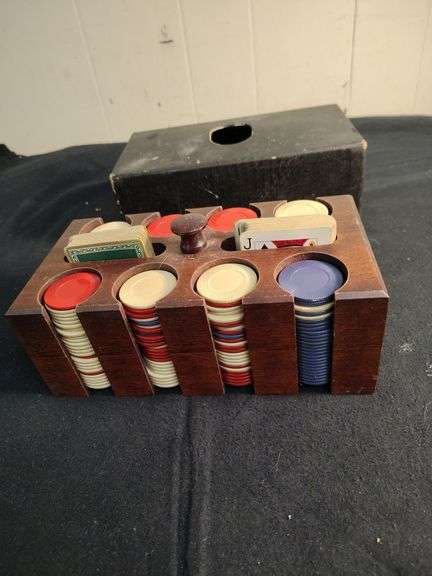 Vintage poker chips