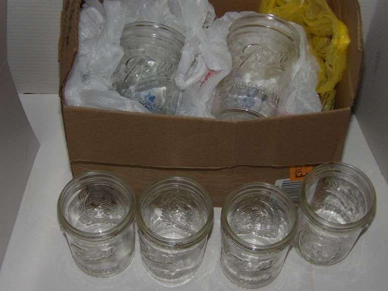 One Dozen Ball Pint Canning Jars (Wide Mouth)