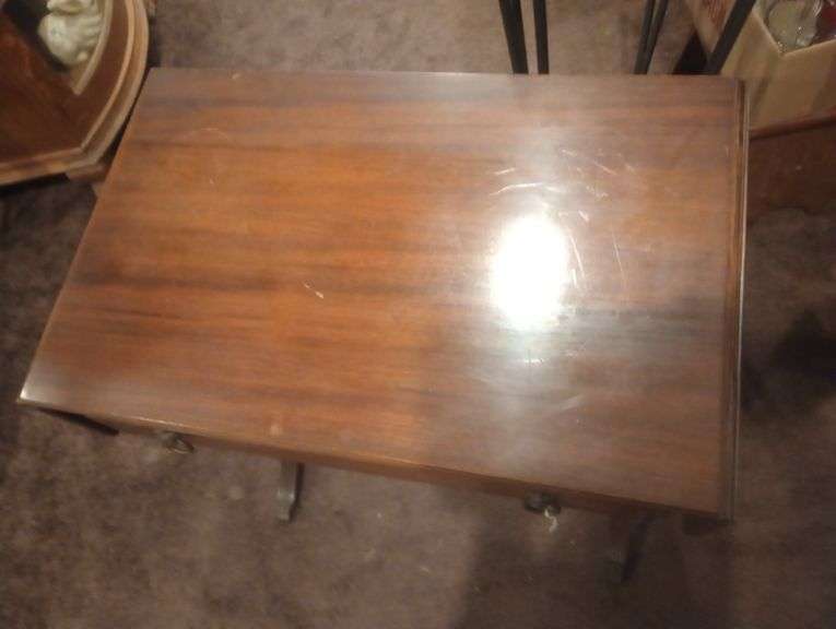 Drop leaf table with drawer 24"×15"×24"