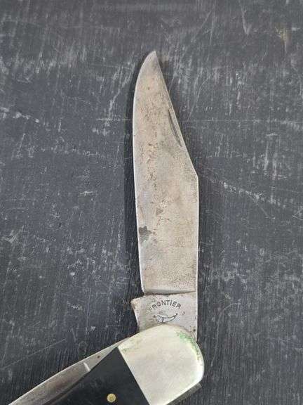 Imperial Frontier Folding Knife & Sheath. 6B