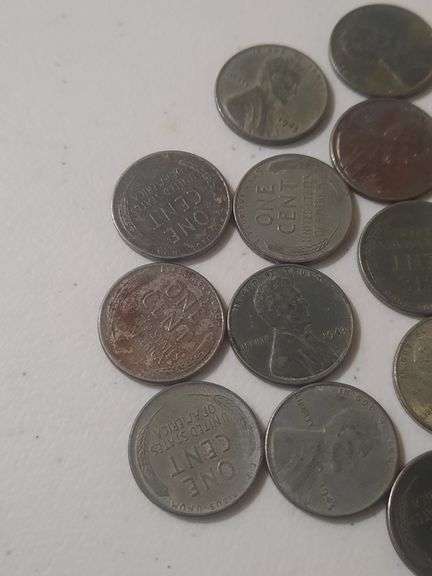 1943 Wartime Steel Pennies
