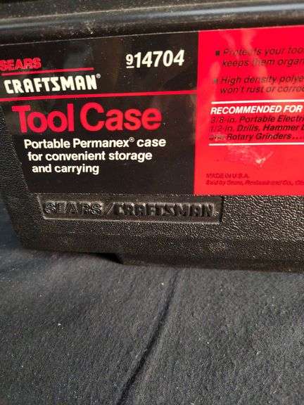 Tool Case with cordless drill