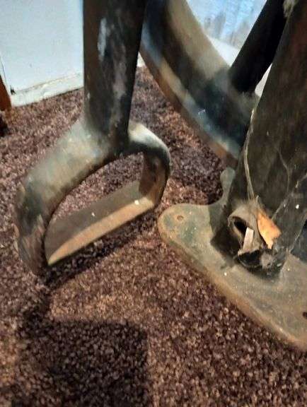 Antique Cast Iron foot powered treadle wheel