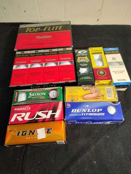 12 New boxes of golf balls