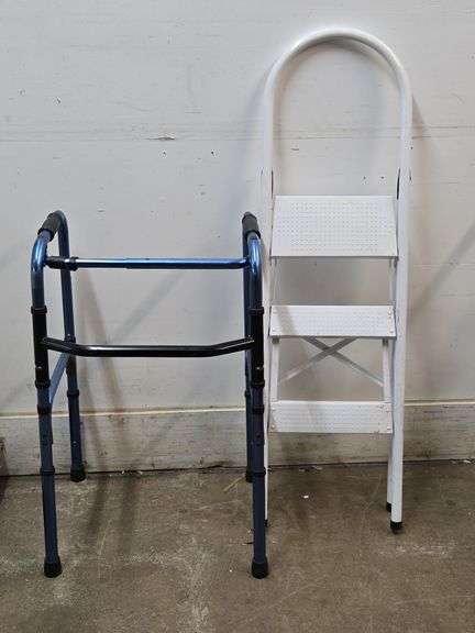 Folding Step Stool & Walker