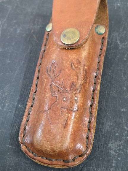 Imperial Frontier Folding Knife & Sheath. 6B