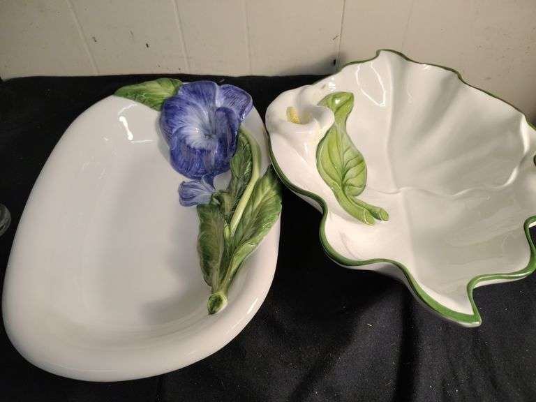 2 Vietri serving dishes made in Italy
