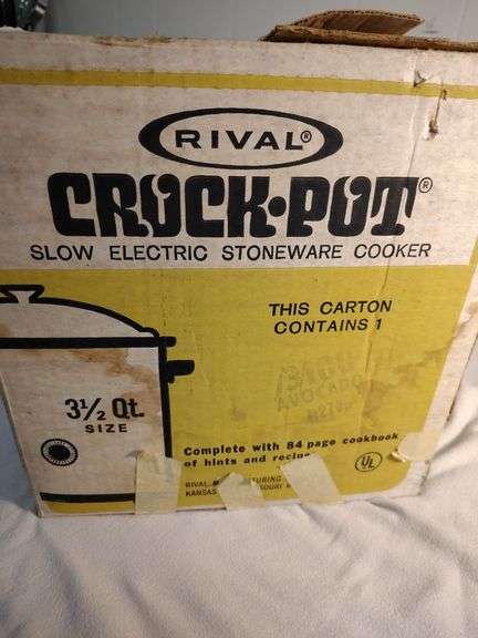 Rival Crockpot 3 1/2qt