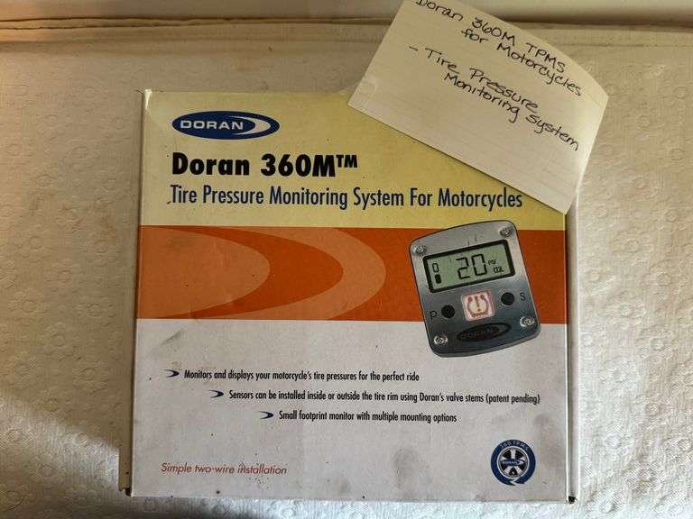 Doran 360M TPMS for Motorcycles, Tire Pressure Monitoring Sysyem