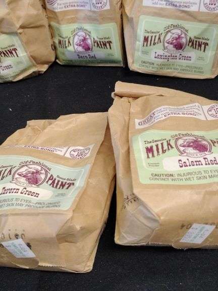 11 Bags of milk paint