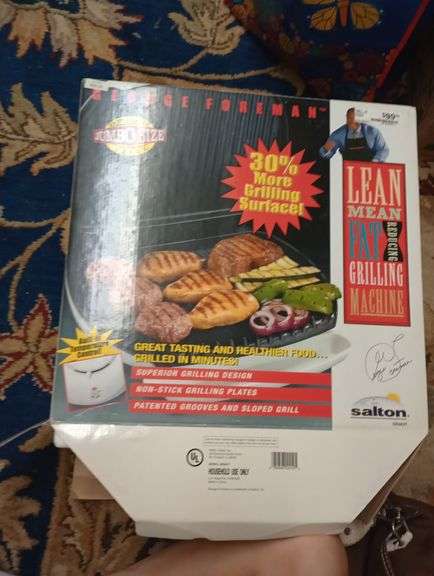 Jumbo size George Foreman grill