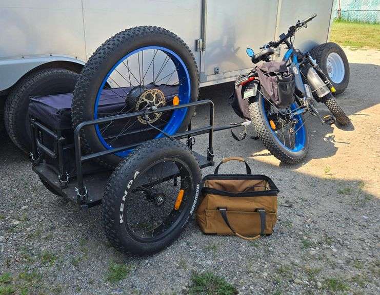 Philodo Dual Motor Electric Bike with Trailer (BIN $1800)