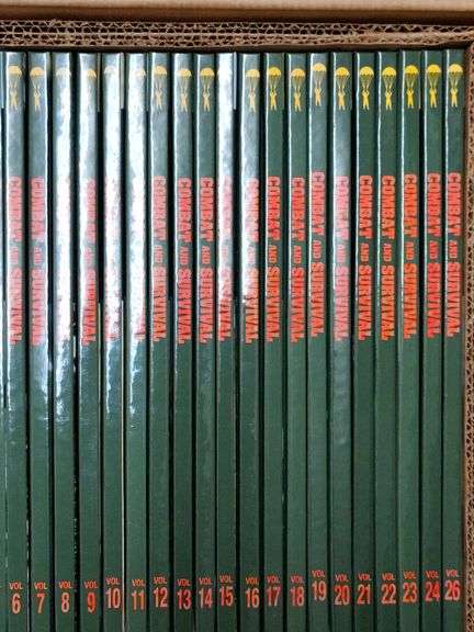 Set of 23 Combat & Survived books