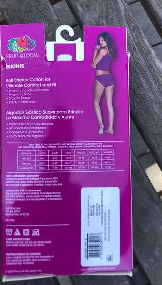 Ladies Fruit of the Loom underwear NIB