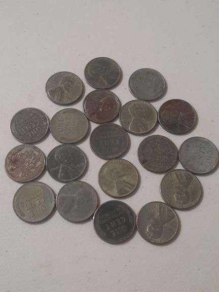 1943 Wartime Steel Pennies