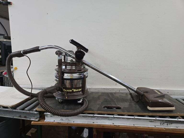 Vintage Filter Queen Canister Vacuum with Attachments. 5B