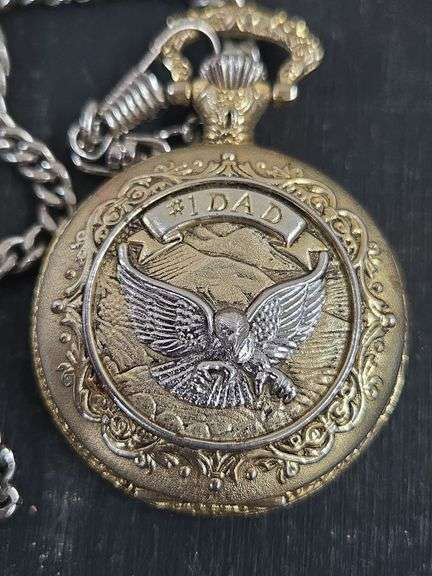 #1 Dad Quartz Pocketwatch. 5b