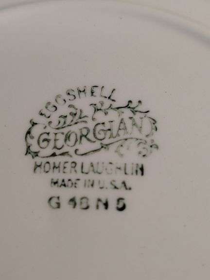 Homer Laughlin China 11 dinner plates, 9 small. plates & 9 bowls