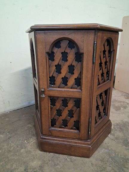 Hexagon side cabinet