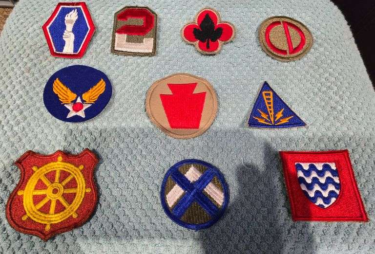 Vintage WWII Patches