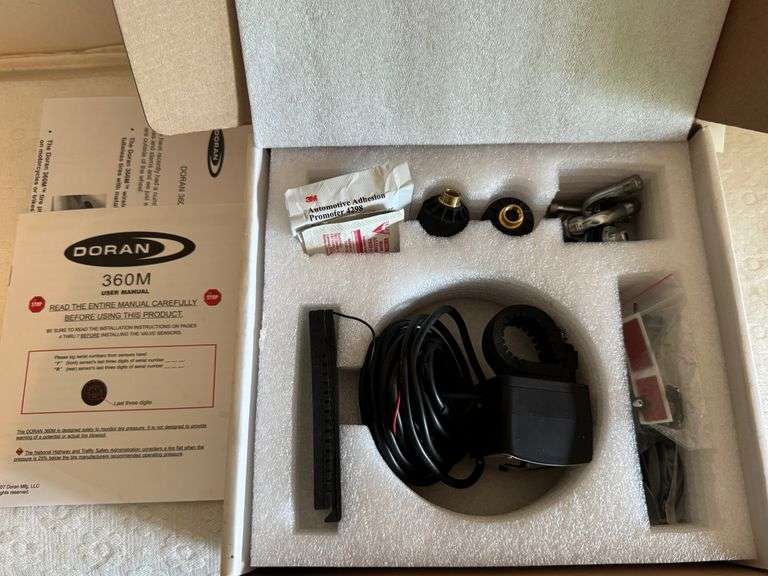 Doran 360M TPMS for Motorcycles, Tire Pressure Monitoring Sysyem