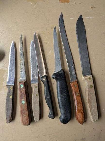 Twelve (12) Kitchen Knives and Cheese Slicer