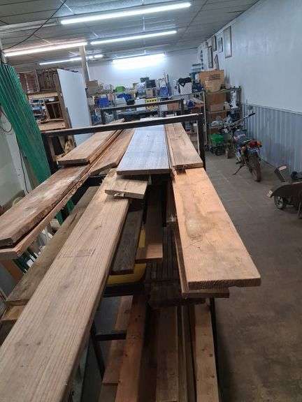Wood lot 1: top shelf