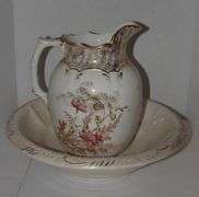 Ceramic Pitcher and Bowl Set