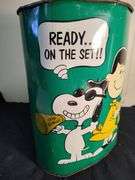 Charlie Brown trash can