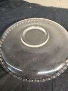 Couroc tray & candlewick bowl