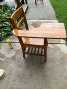 Antique Oak School Desk