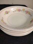 Homer Laughlin China 8 cups, 10 saucers, 5 berry bowls & 8 plates