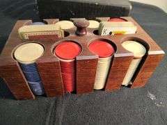 Vintage poker chips
