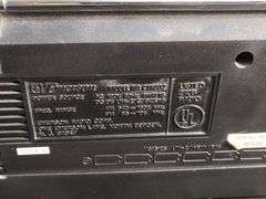 Emerson AM/FM radio dual cassette recorder tested and works