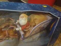RUDOLPH ISLAND OF MISFIT TOYS SANTAS SLEIGH AND REINDEER TEAM
