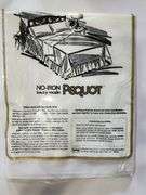NOS Vintage white Pequot double flat sheet