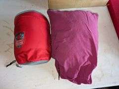 Two Travel Road Pillows in Bags