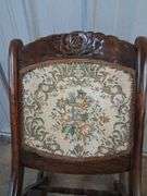 Folding wooden rocking chair
