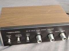 Realistic amp and tuner