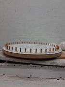 Weaving circle and rectangular board. 1c